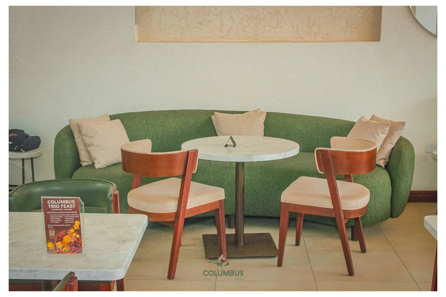 Columbus Cafe interior