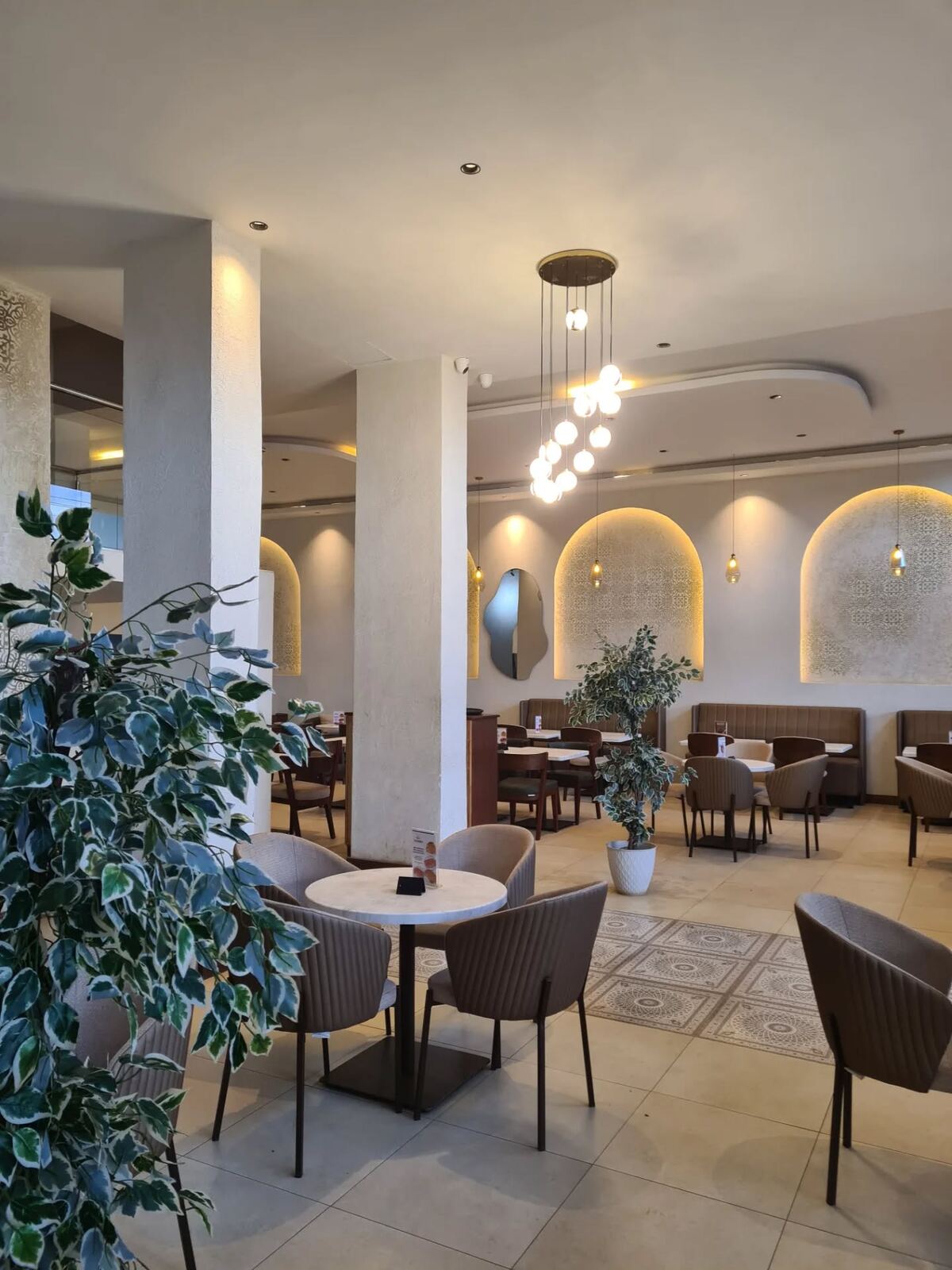 Columbus Cafe elegant interior seating